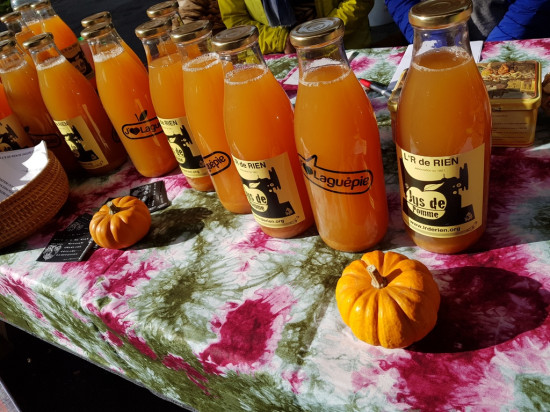 Vente de jus de pomme en soutien à l'association 25/10/20